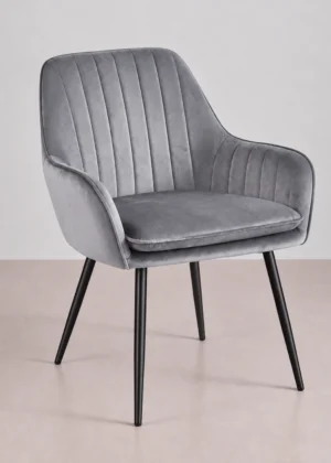 Silla de Comedor Tapizada de Bellagio Terciopelo