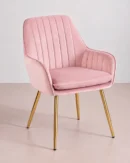 silla comedor terciopelo acolchada