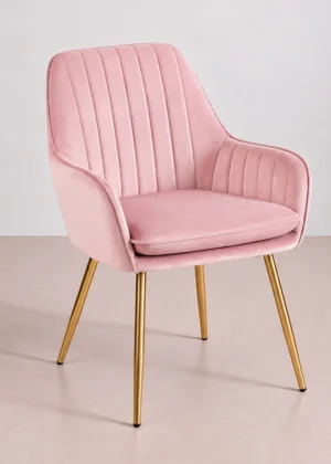 silla comedor terciopelo acolchada