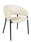 chaise rembourrée lin
