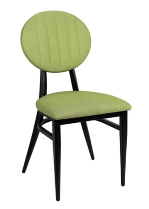 silla tapizada comedor nevada verde