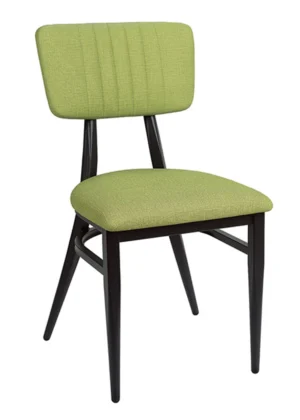 silla acolchada comedor boreal verde