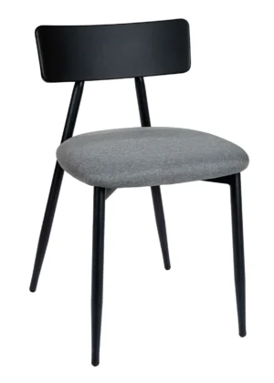 silla acolchada salon texas gris