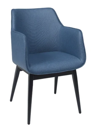 silla acolchada reposabrazos alpino tapizada