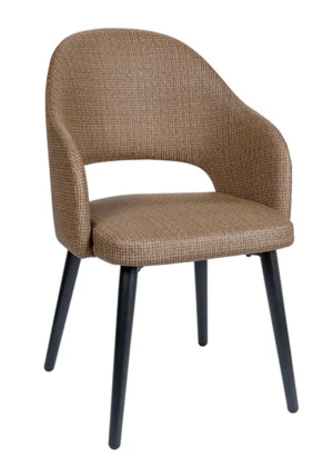 silla acolchada rialto avellana