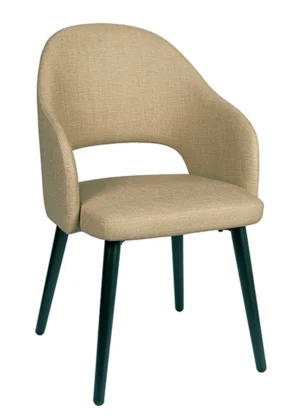 silla acolchada rialto trigo