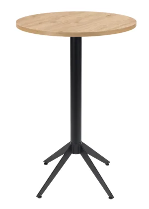 mesa alta redonda tablero croma