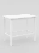 table haute rectangulaire en pin blanc CHR