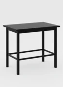 table haute rectangulaire pin noir CHR