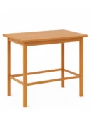 table haute rectangulaire pin miel CHR