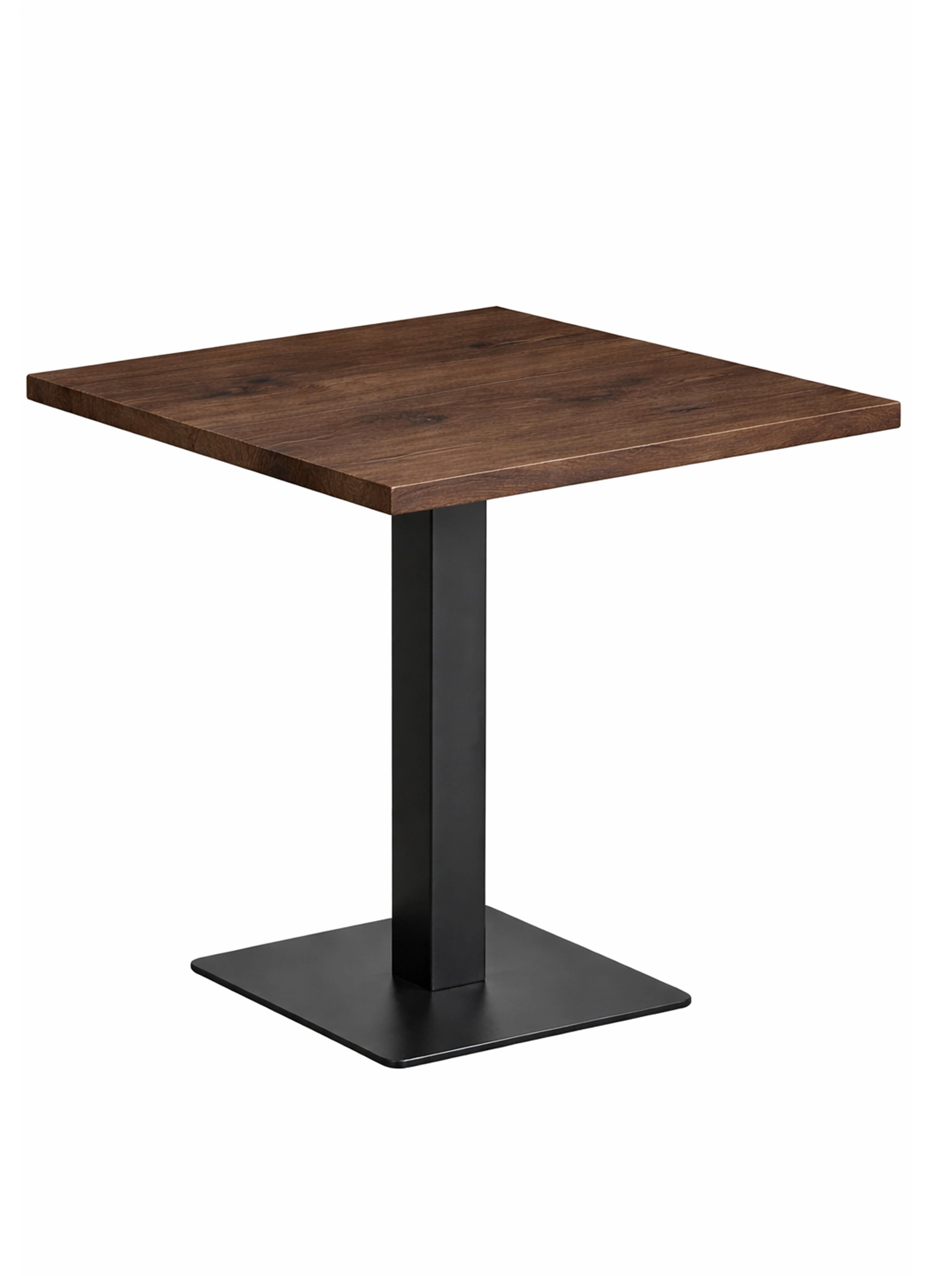 mesa pie central cuadrada monaco