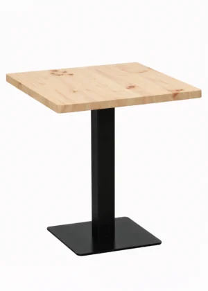 mesa bar cuadrada madera maciza abeto