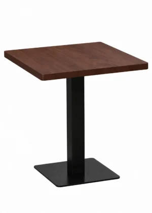 mesa bar cuadrada madera maciza iniesta