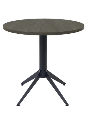 mesa redonda comedor duomo madera azabache