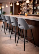 tabouret en velours