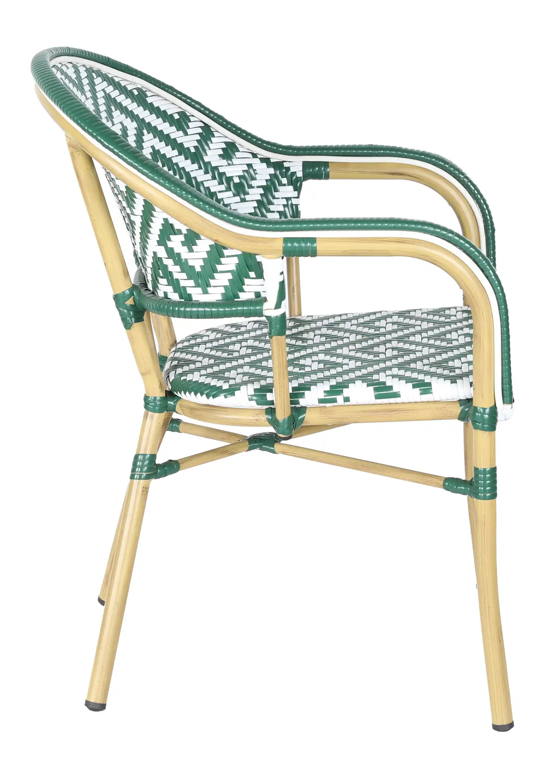 silla jardin bistro verde