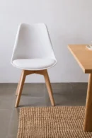 chaise nordique pas chère blanche