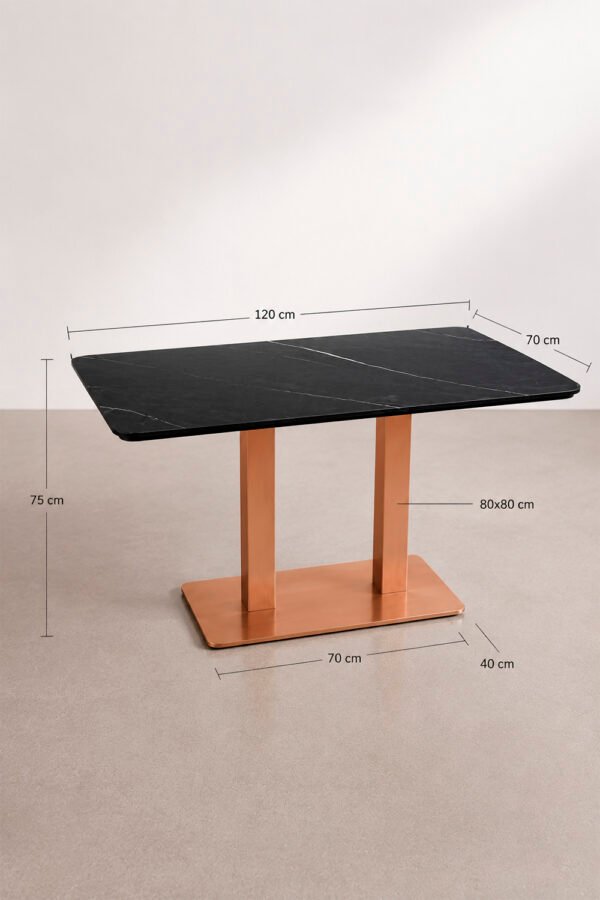Conjunto de Mesa Comedor y Sillas Tapizadas Cannes – Image 7