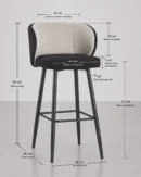 dimensions tabouret haut