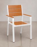 silla aluminio patio malaca