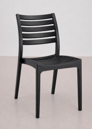silla plastico apilable