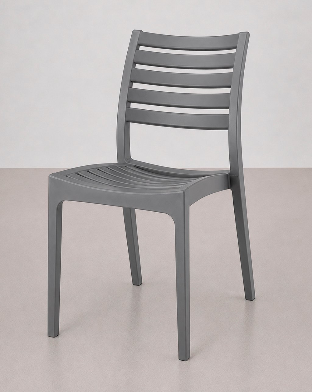silla de terraza apilable