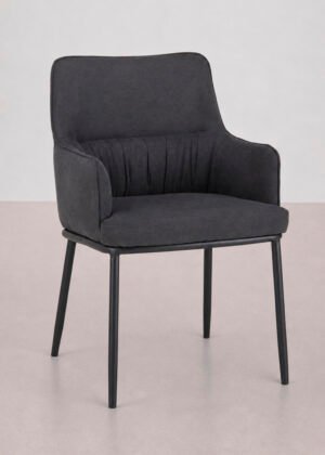 silla tapizada comedor con reposabrazos