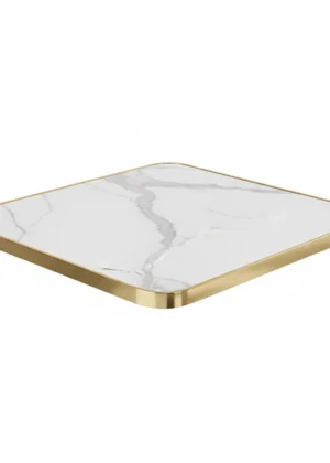 Tablero Mesa Contract Mármol Blanco Piedra Sinterizada Mate