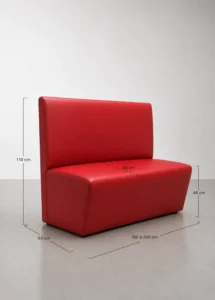 sofa tapizado polipiel restaurante