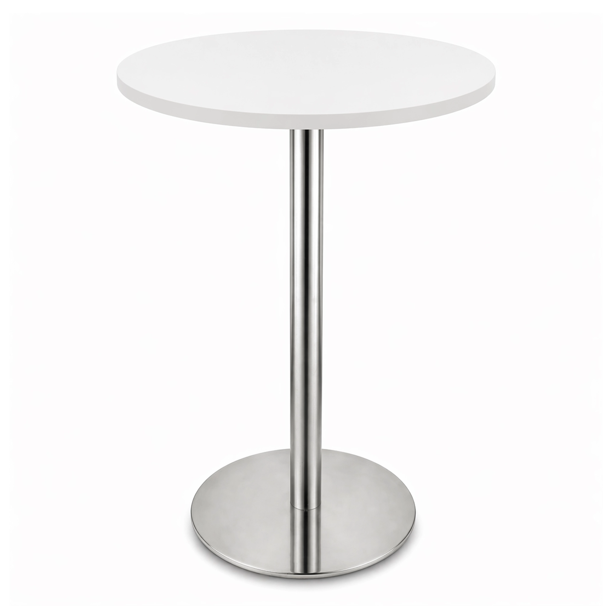 Pie de Mesa Contract Alta Redonda Lamu Inoxidable - Imagen 2