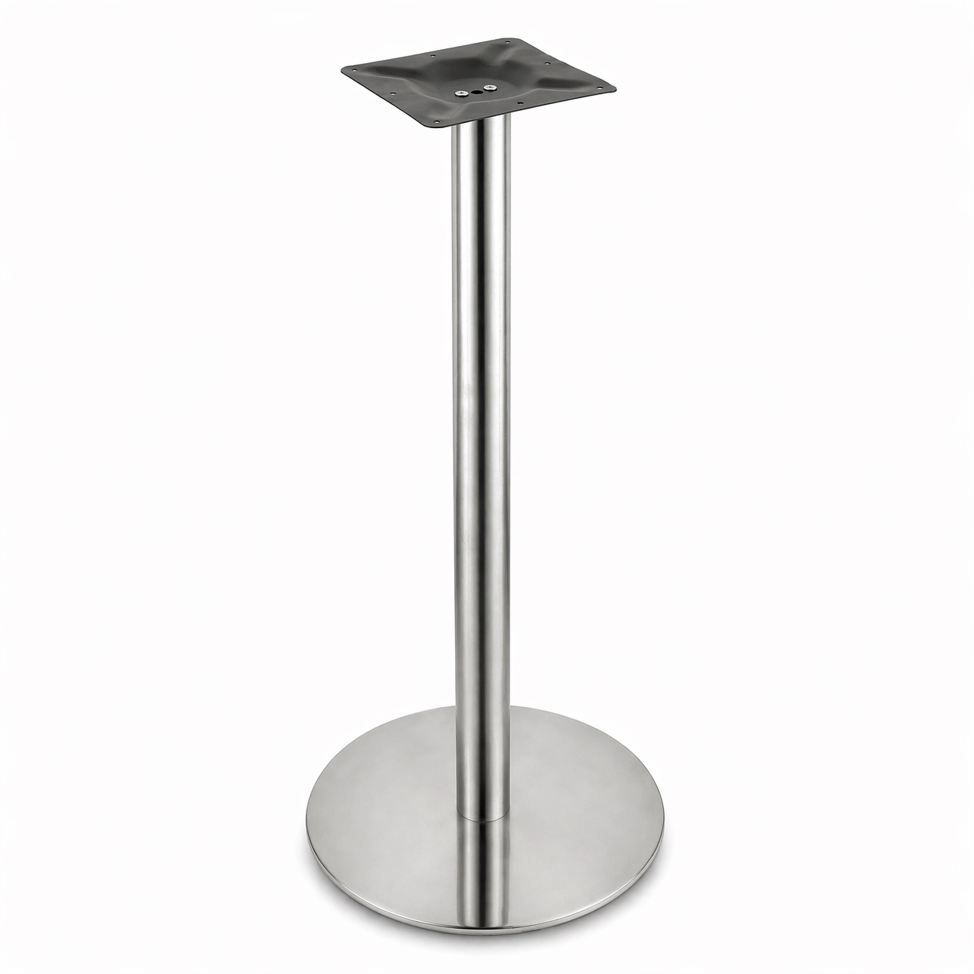 Pie de Mesa Contract Alta Redonda Lamu Inoxidable
