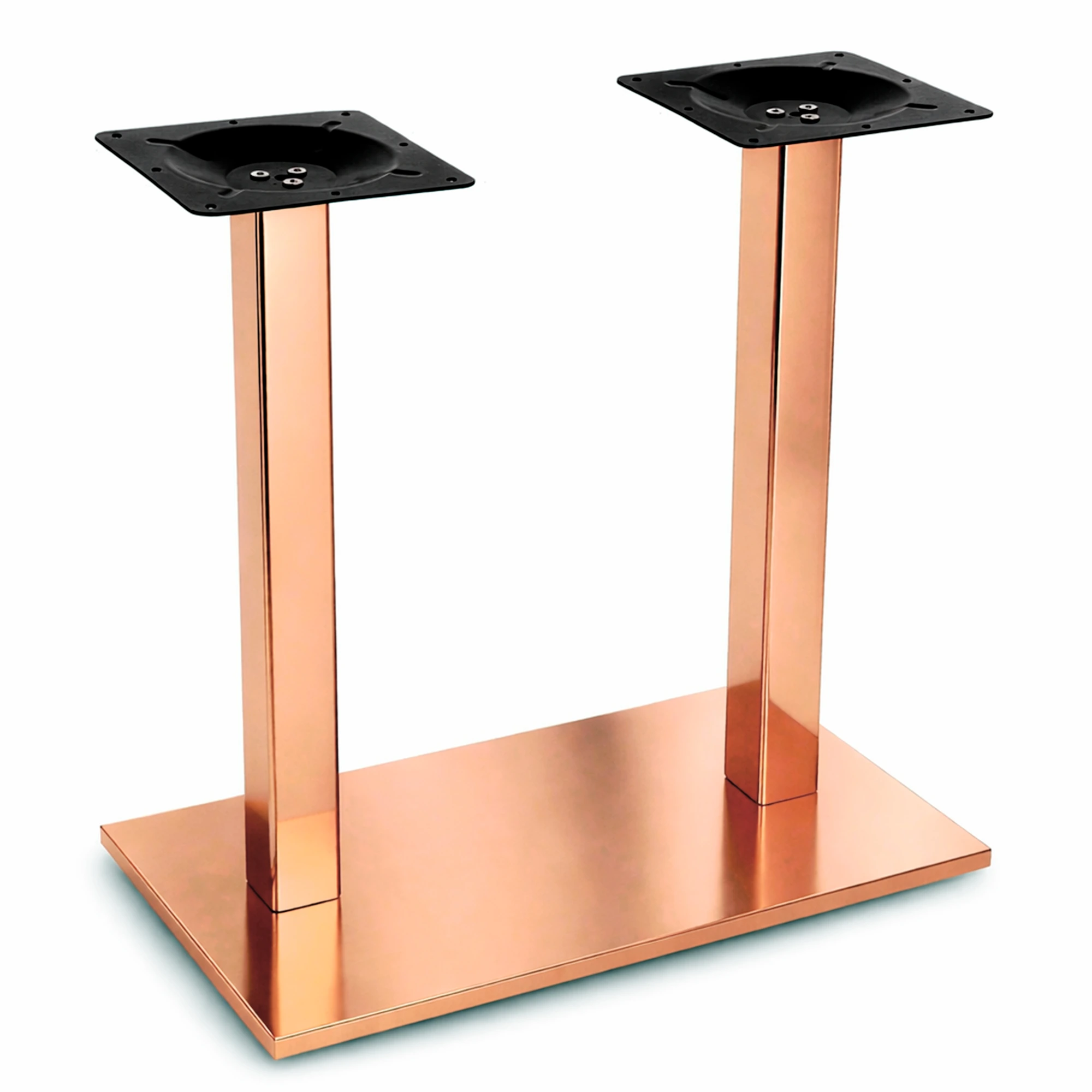 Pie doble de Mesa Contract Rectangular Vellore