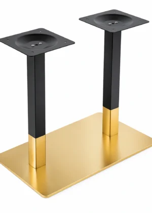 Pie Doble para Mesa Contract para Hostelería Rectangular Solan
