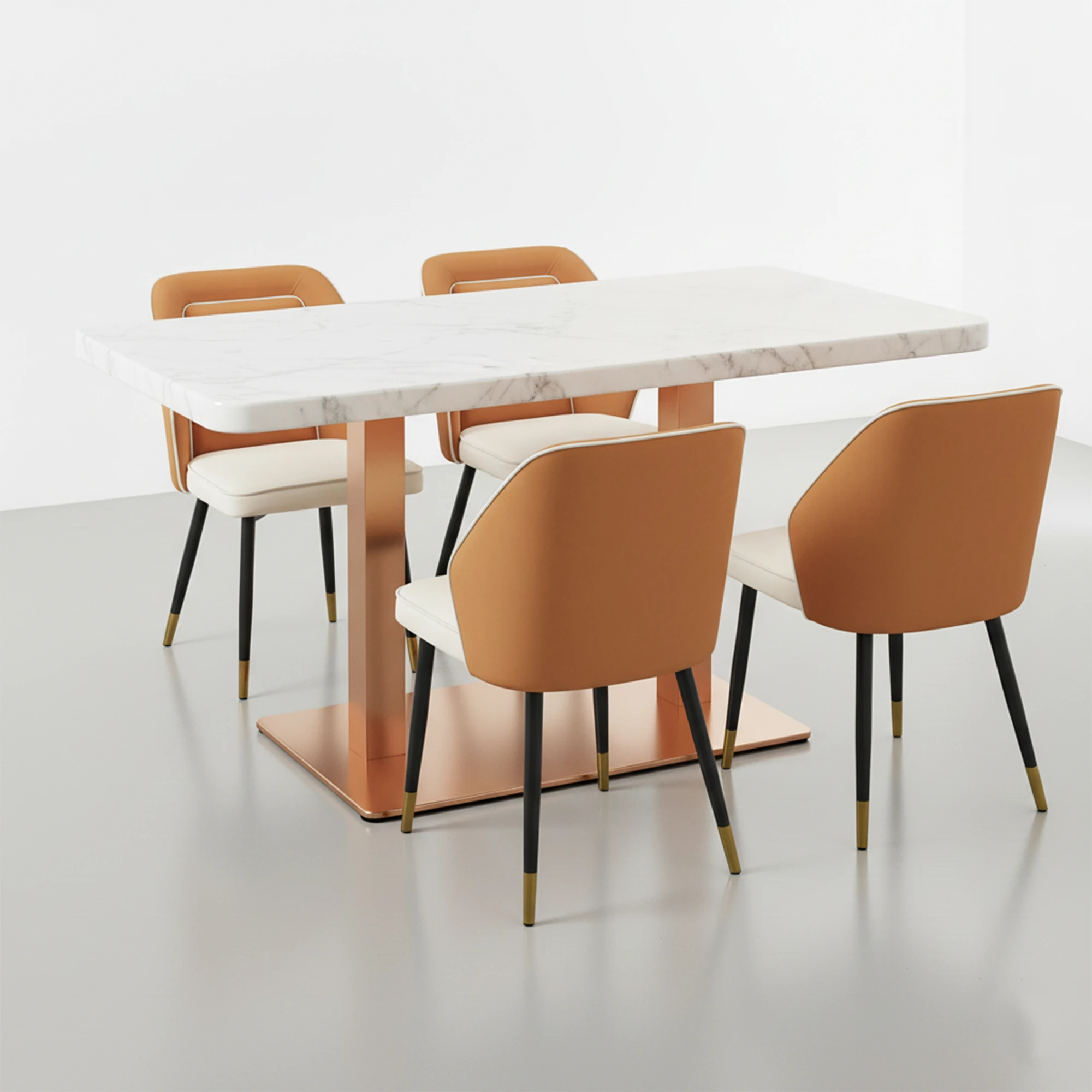 Pie doble de Mesa Contract Rectangular Vellore - Imagen 3