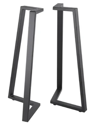 Juego de Pies de Mesa Contract V Negro