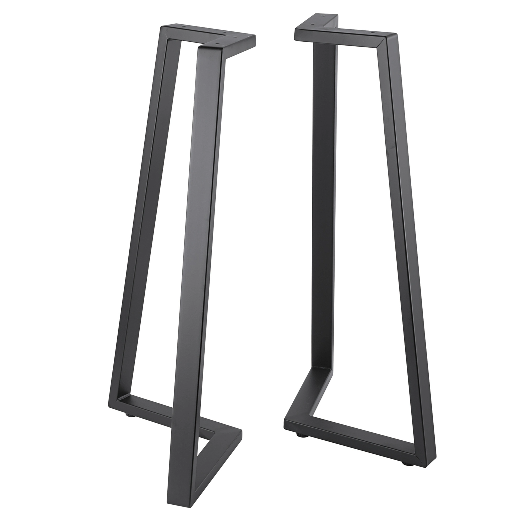 Juego de Pies de Mesa Contract V Negro