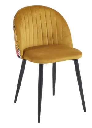 Silla Profesional de Terciopelo para Hostelería Yumi Floral
