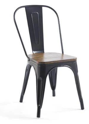 Silla Profesional Apilable de Metal Toix Estilo Industrial