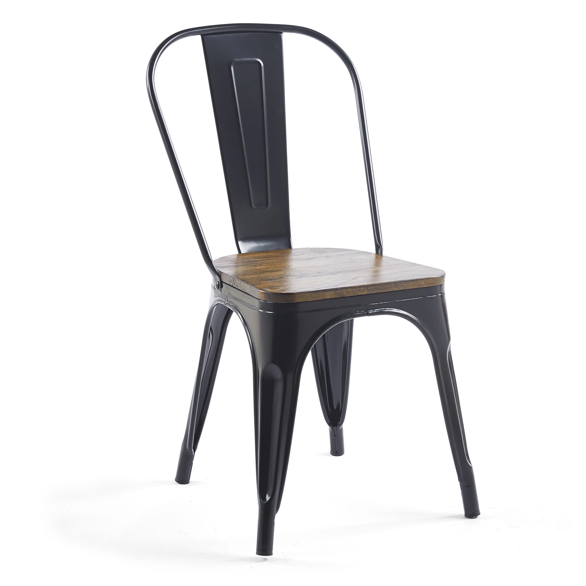 Silla Profesional Apilable de Metal Toix Estilo Industrial