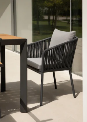 silla de terraza aluminio