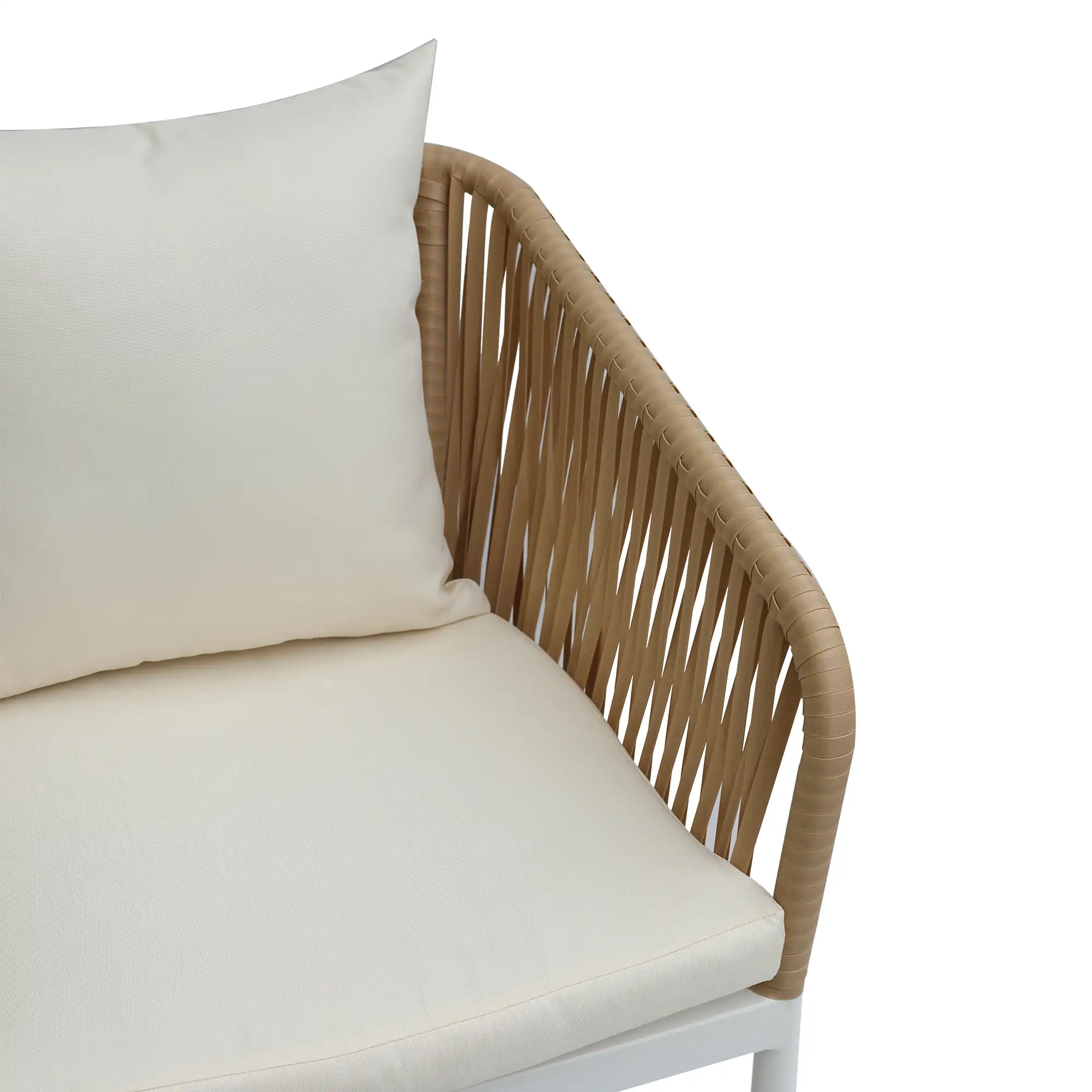 Silla Profesional de Exterior Profesional de Mimbre Sintético Sophi con Cojines - Imagen 4
