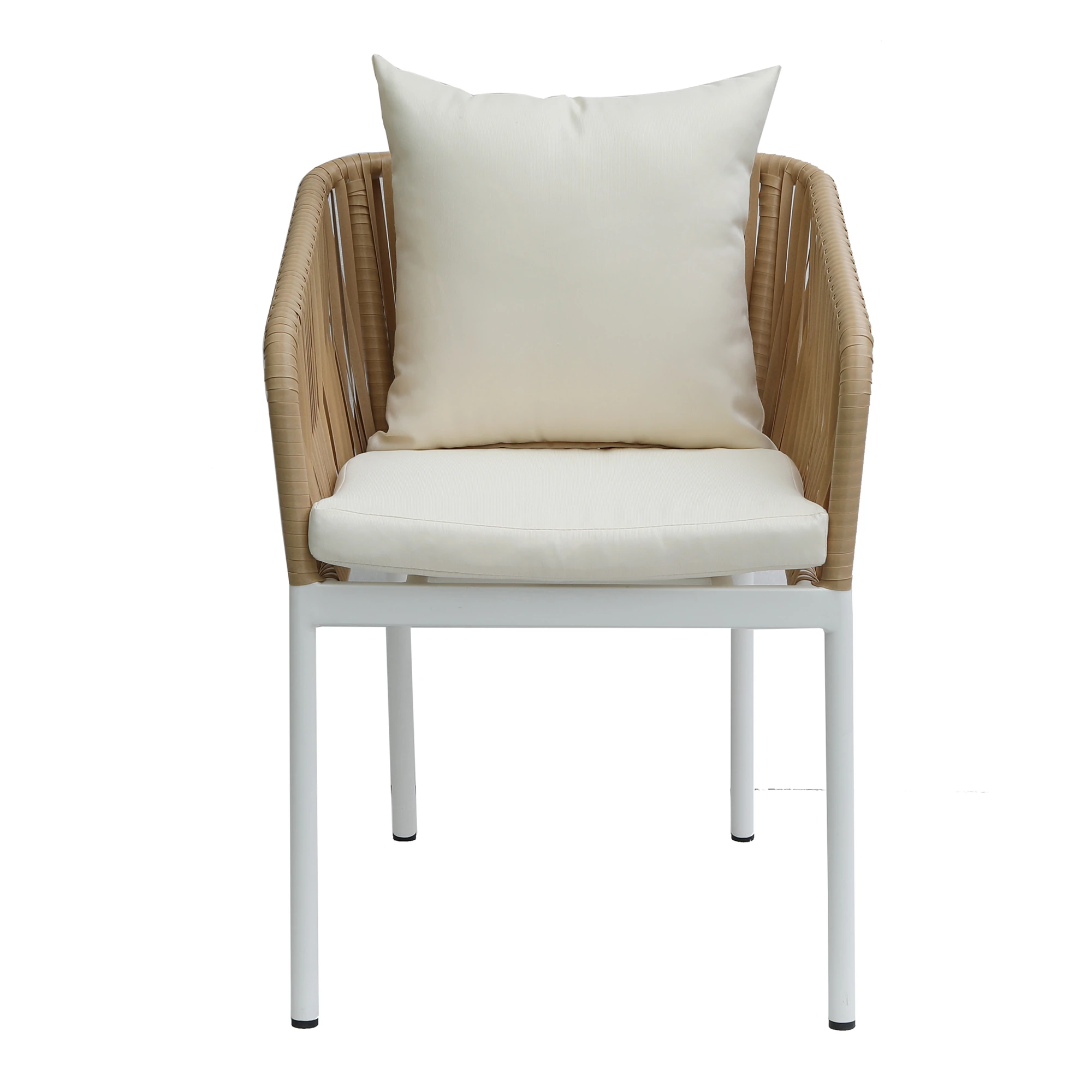 Silla Profesional de Exterior Profesional de Mimbre Sintético Sophi con Cojines - Imagen 7