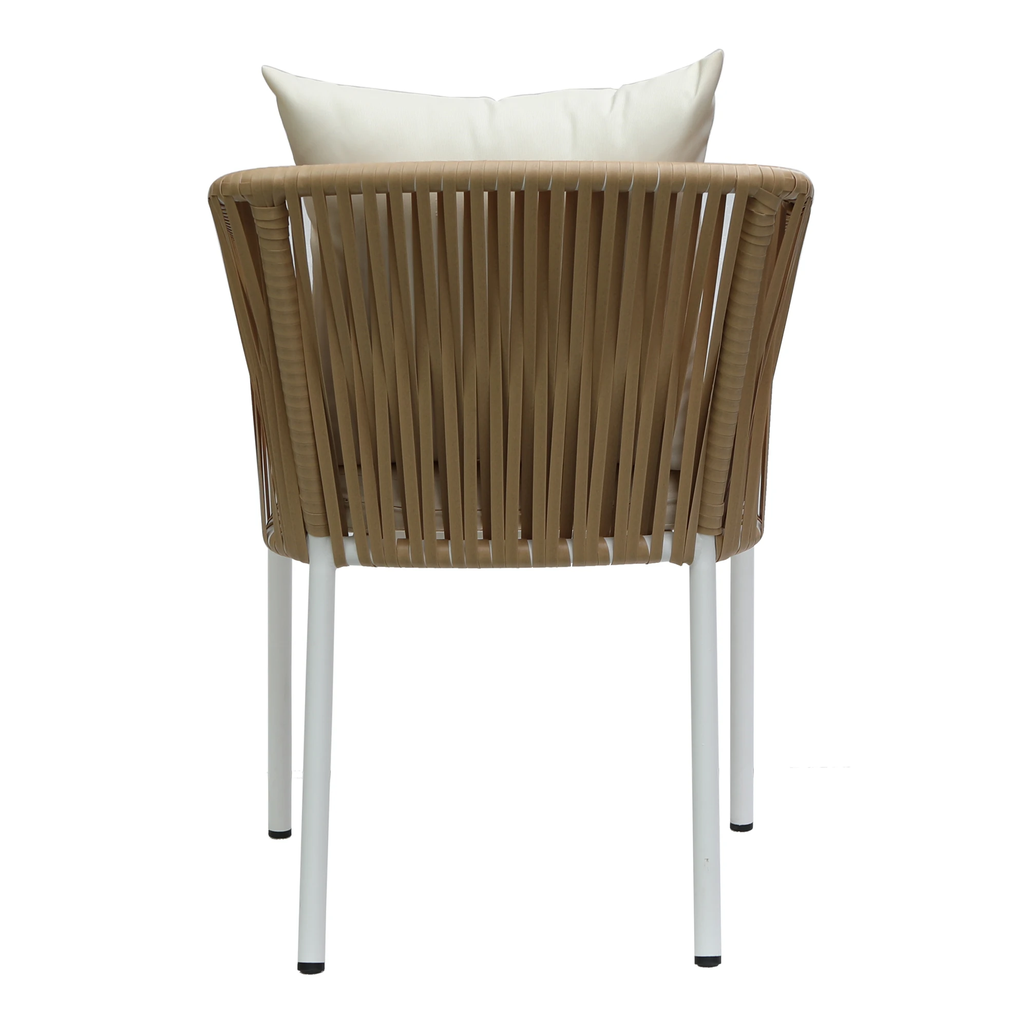 Silla Profesional de Exterior Profesional de Mimbre Sintético Sophi con Cojines - Imagen 3