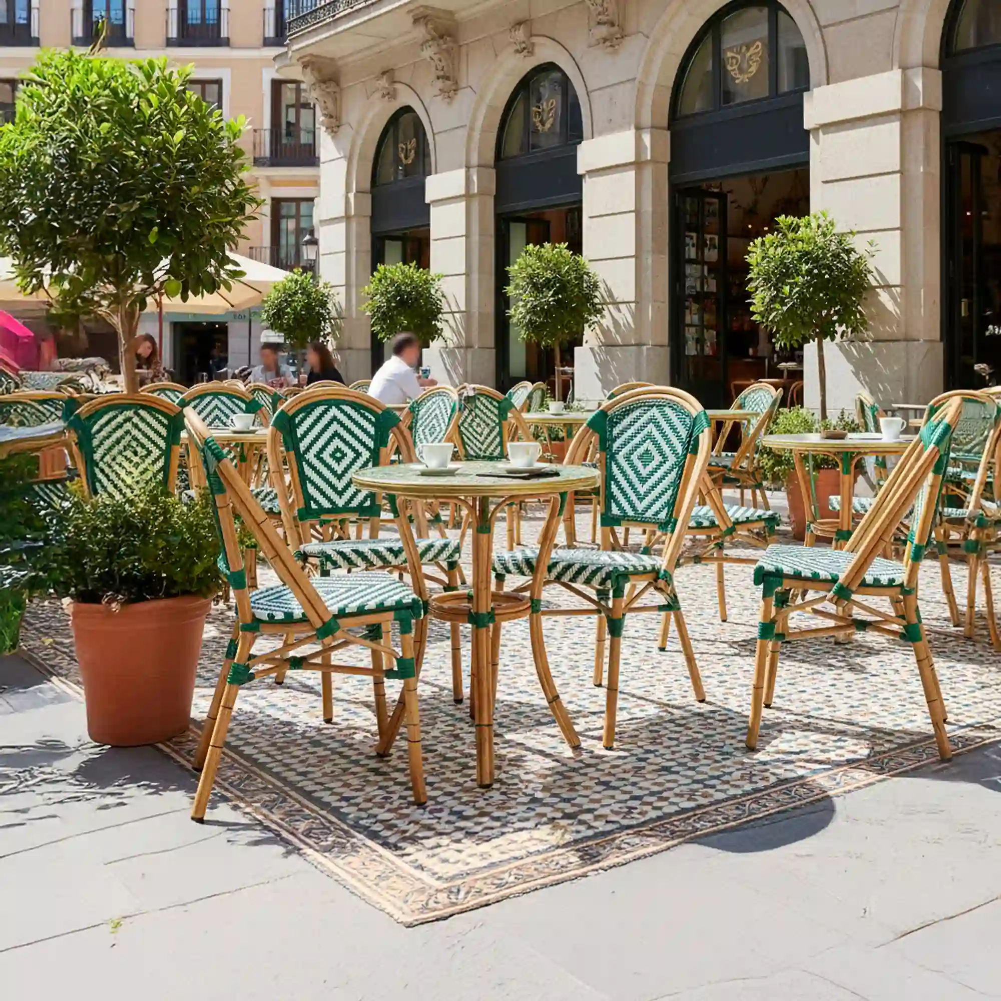 Silla Profesional de Exterior Profesional Bistro Konna - Imagen 9