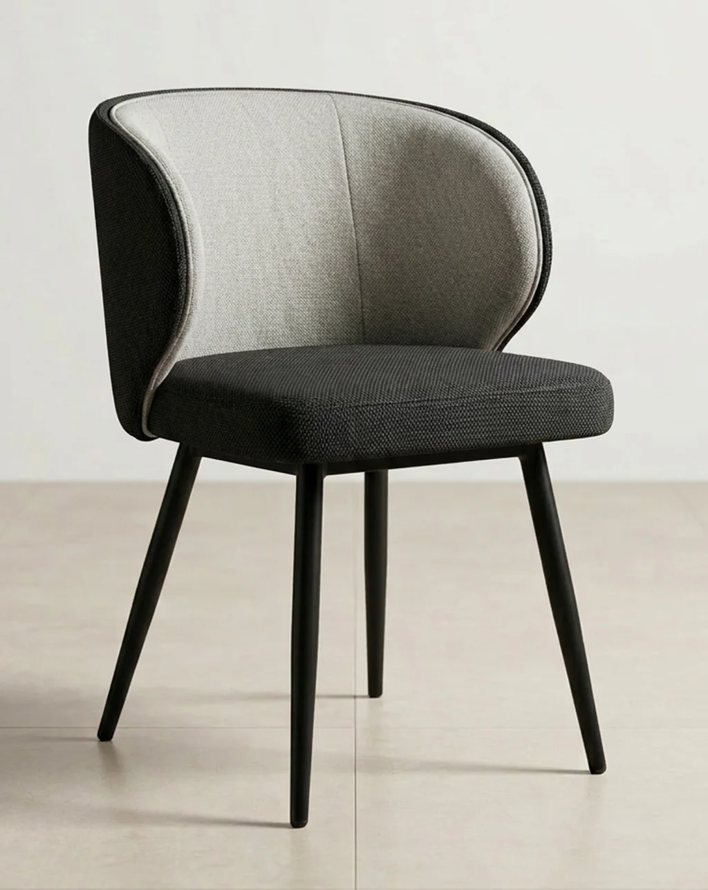 silla de comedor tapizada moderna