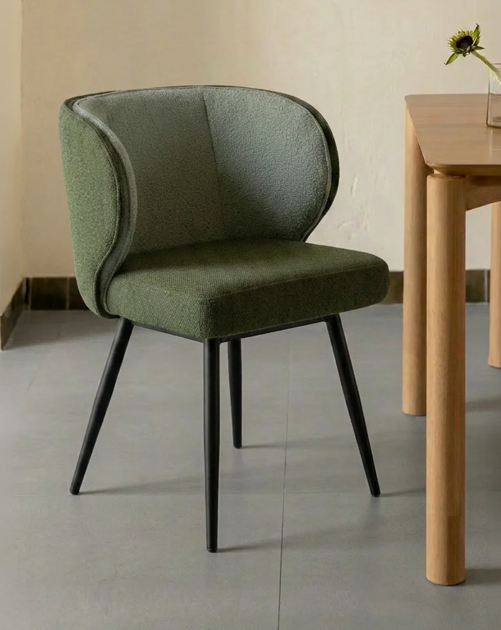 silla tapizada diseño
