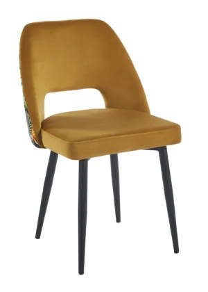 Silla Profesional de Terciopelo Frodita Floral