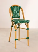 taburete alto de jardin con respaldo