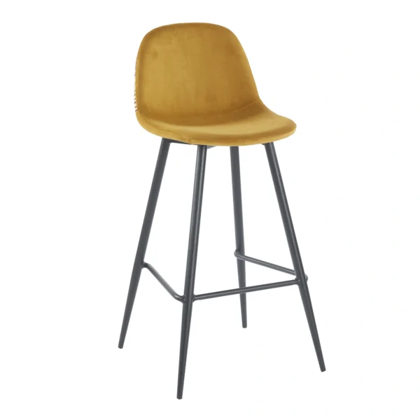 Taburete Alto Tapizado Verona Floral con Respaldo – Image 13