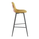 Tabouret Haut Rembourré Verona Floral avec Dossier